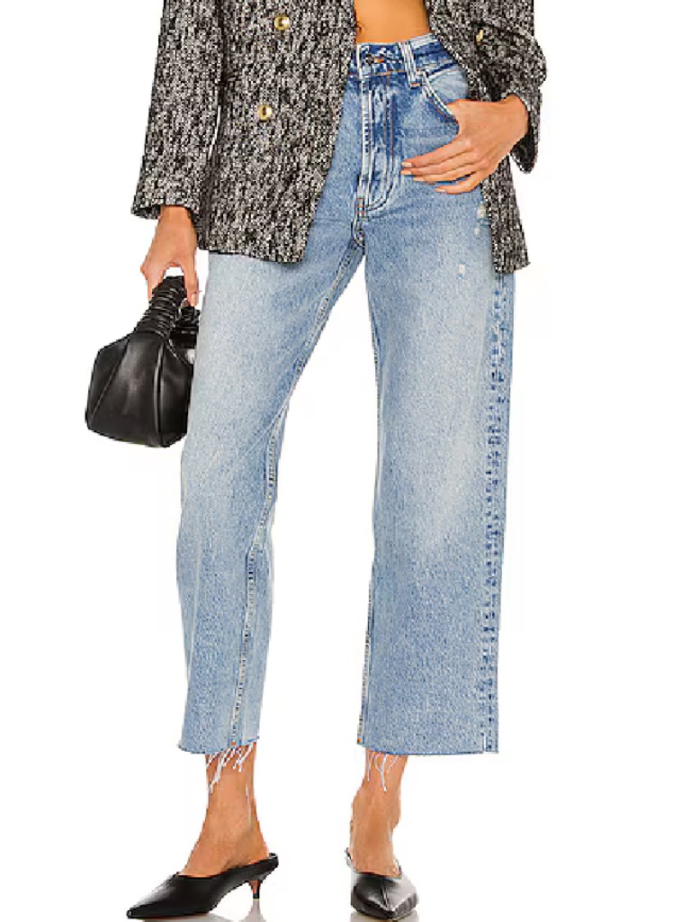 Anine Bing Gavin Style Cropped Jeans